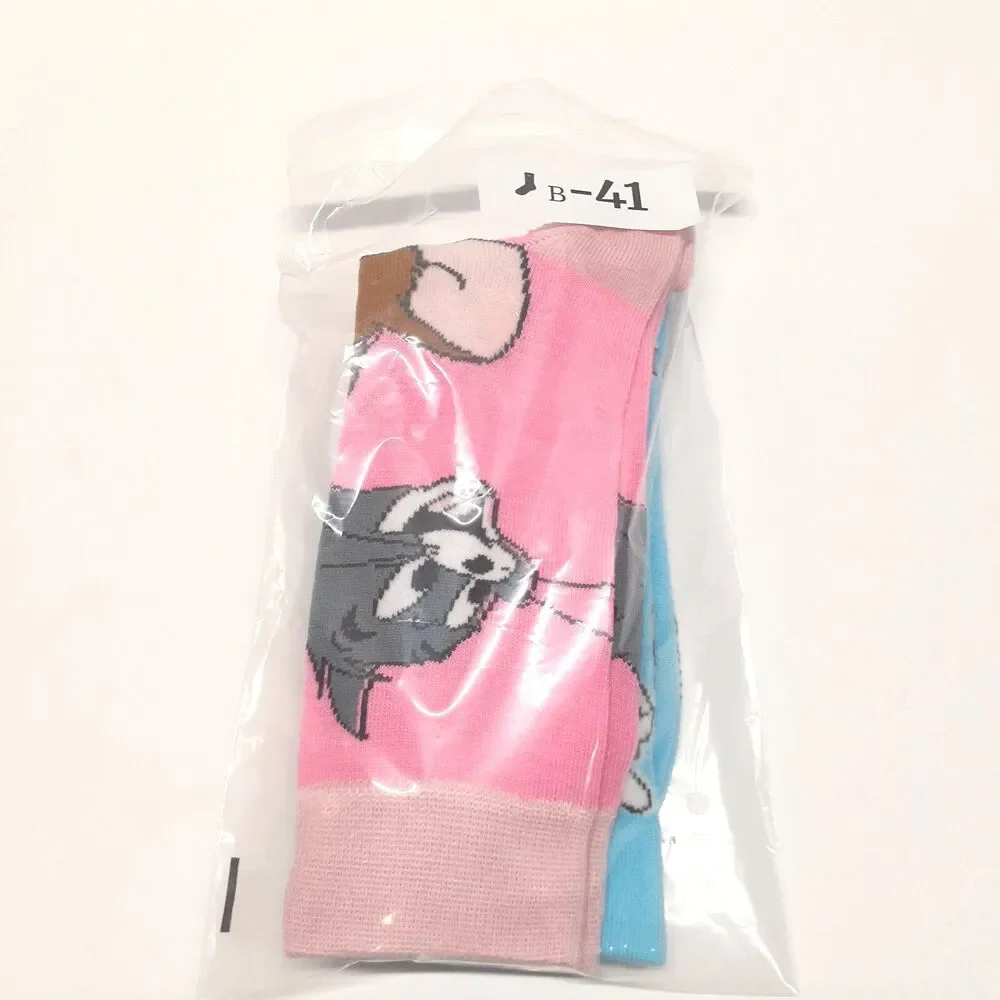Warner Bros. Tom and Jerry Socks TV Cartoon 2 Pair Men Crew Size 6-12 NWOT